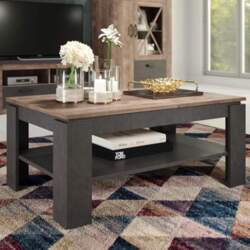 Lomadox Modern Rectangular Coffee Table in