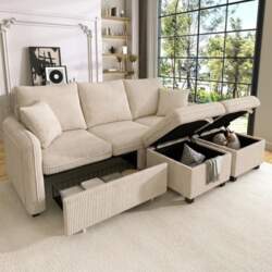Merax Modular 3 Seater Sofa Set