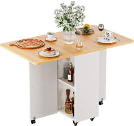 Mobile Folding Table, Folding Dining Table