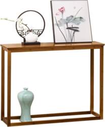 Modern Industrial Slim Long Sofa Table