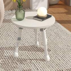Modern Round Folding Table with Adjustable