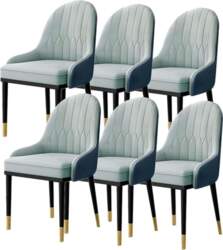 Modern Upholstered Kitchen Dining Set 6