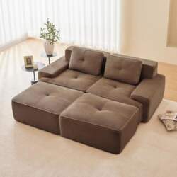 Modular Sofa 2 Seater with 2