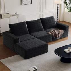 Modular Sofa with Sleep Function, L