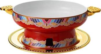 Mongol Pot Hot Pot ogļu pannas