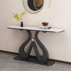 Narrow Console Table for Entryway -