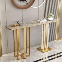 Narrow Console Table, Marble Console Table