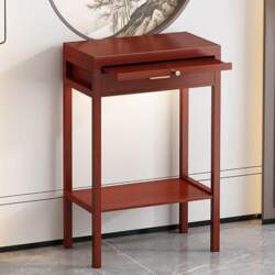 Narrow Console Table with Extendable Panels