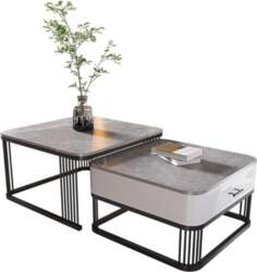 Nesting Tables Square Sofa Table with