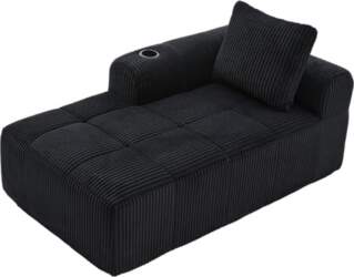 OCACA Modular Corduroy Sofa with Reclining