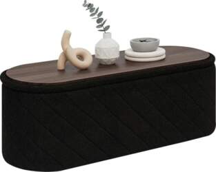 PINPLUS Bench with Storage Space, Oval