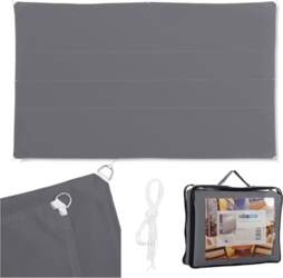 Relaxdays Sun Sail Rectangular Water Resistant