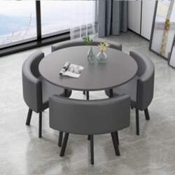 Round Dining Table Set with Chairs