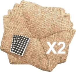 Set of Straw Seat Replacement Frame