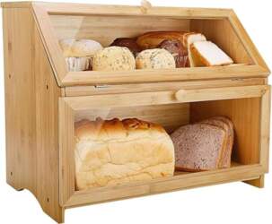 SG Traders Double Decker Bamboo Bread