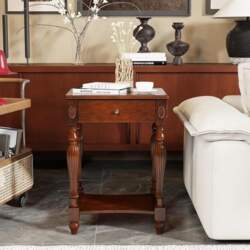 Side Table with Drawer, Bedside Table