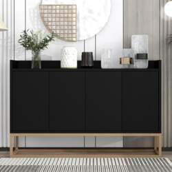 Sideboard for Kitchen, Cabinet with 4