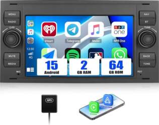 SIXWIN 2+64G Android 15 automašīnas radio