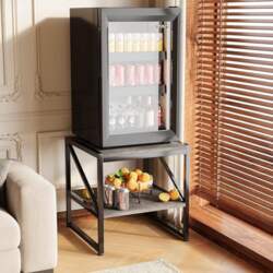 Small Bedside Table Mini Fridge Stand