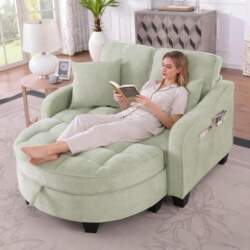 Small Sofa with Sleep Function, Chaise
