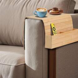 Sofa Arm Tray Table, Bamboo Sofa