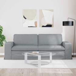 Sofa hellgrau 222 x 80 x