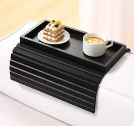 Sofa Tray Armrest, Bamboo Sofa Tray