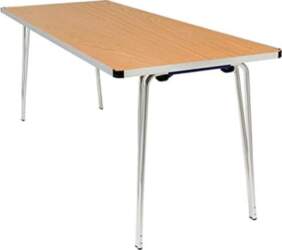 Solid Oak Rectangular Folding Table for