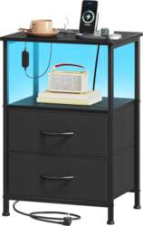 Somdot Bedside Table Bedroom Socket 2