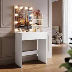 SONNI Dressing Table with HD Mirror
