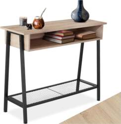 Tectake Console Table with Storage Compartment