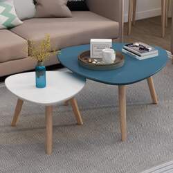 Triangle Wooden Nesting Table Set -
