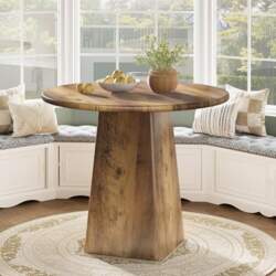 Tribesigns 80cm Round Dining Table for