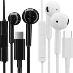 USB C austiņas [Black & White