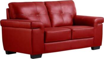 Vente-unique - Leather Sofa 2-Seater -