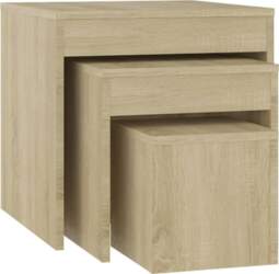 VidaXL Set of 3 Coffee Table