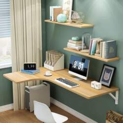 Wall Mounted Folding Computer Desk for