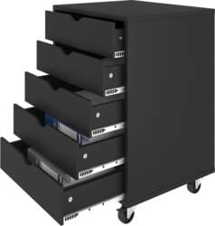 YITAHOME Rolling Container Mobile Filing Cabinet