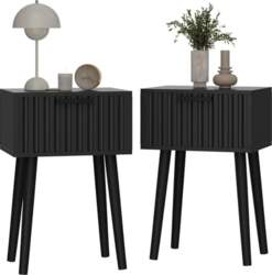 YMYNY Set of 2 Bedside Table