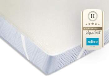 ZOLLNER Mattress protector, topper with practical
