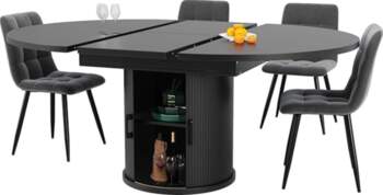 ZYLOYAL10 Dining Room Table, Extendable Dining
