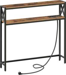 100 cm 2-Tier Console Table, Side