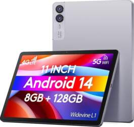 11 collu Android 14 planšetdators ar