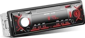 1 DIN auto radio ar Bluetooth