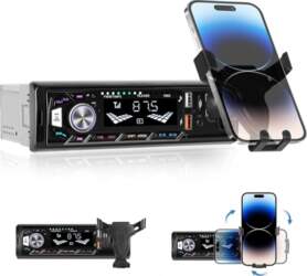 1 DIN automašīnas radio ar Bluetooth