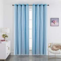 1 pāris aizkari Double Veil Soft