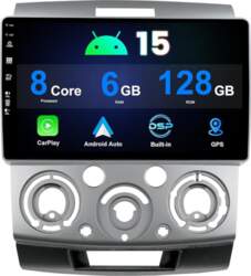 2 DIN auto radio Android 15