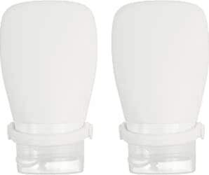 2 Pack Silicone Squeeze Bottles 2oz