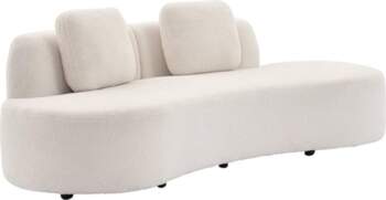 3 Seater Sofa with Organic Comma