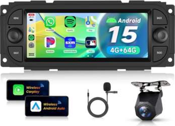 4+64G Auto Radio Android 15 priekš